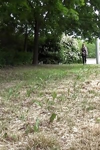 Good-looking Ginger Pisses Next To A Busy Road