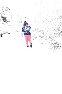 Impressive European Bitch Squats To Piss In The Snow