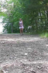 Chrissy Fox Squats And Gushes On The Ground