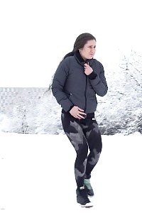 Lara Fox Relieves Her Piss Desperation In The Ground