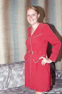 Lovely Girl Neighbor Smoothly Share Of Her High Cut Red Lace Panties