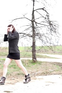 Magnificent Cutie Victoria Daniels Squats To Piss