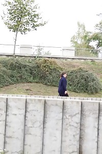 Hot Pee Puddle Is Left After Public Peeing