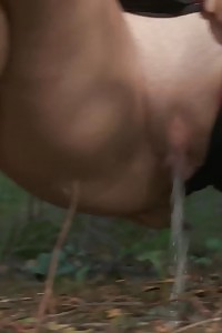 Smashing Brunette Is Very Desperate To Piss