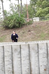 Hot Pee Puddle Is Left After Public Peeing