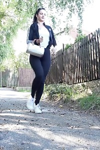 Isabel Dark Pulls Down Her Pants To Piss