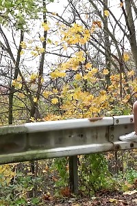 Blonde Slut Pisses While Standing Up