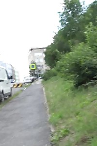 Public Pissing For Delightful Chick In Black Jeans