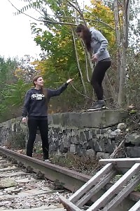 Gfs Both Need To Pee While Walking Outside