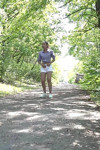 Incredible Lady Esperansa Relieves Pee Desperation