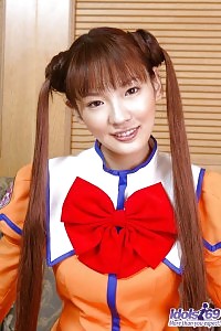 Desiring Pigtailed Chick Are About To Meet Her New Fellas For The Night