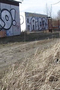 Magnetic Black Haired Doll Shows Her Ass To Piss